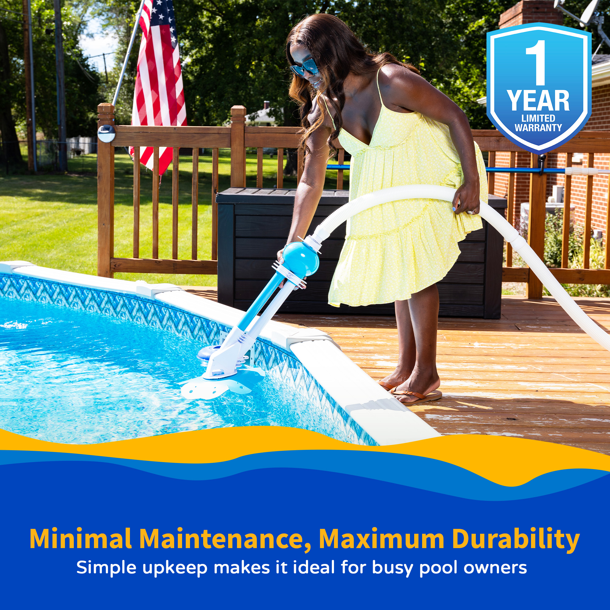 HurriClean Automatic Above Ground Pool Cleaner | NE4375 image 5