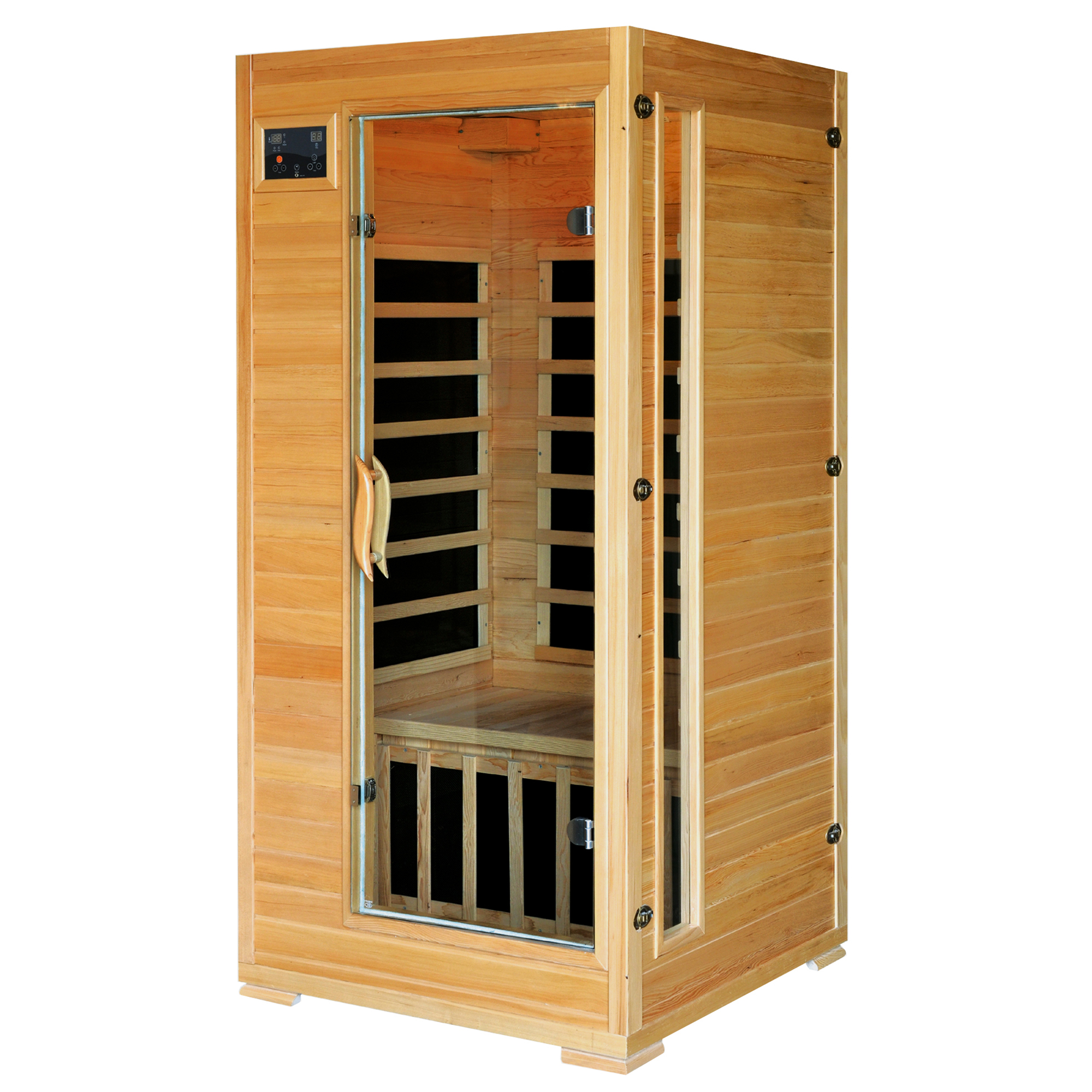 Buena Vista 1-2 Person Hemlock Infrared Sauna with 4 Carbon Heaters | SA2402 - product image