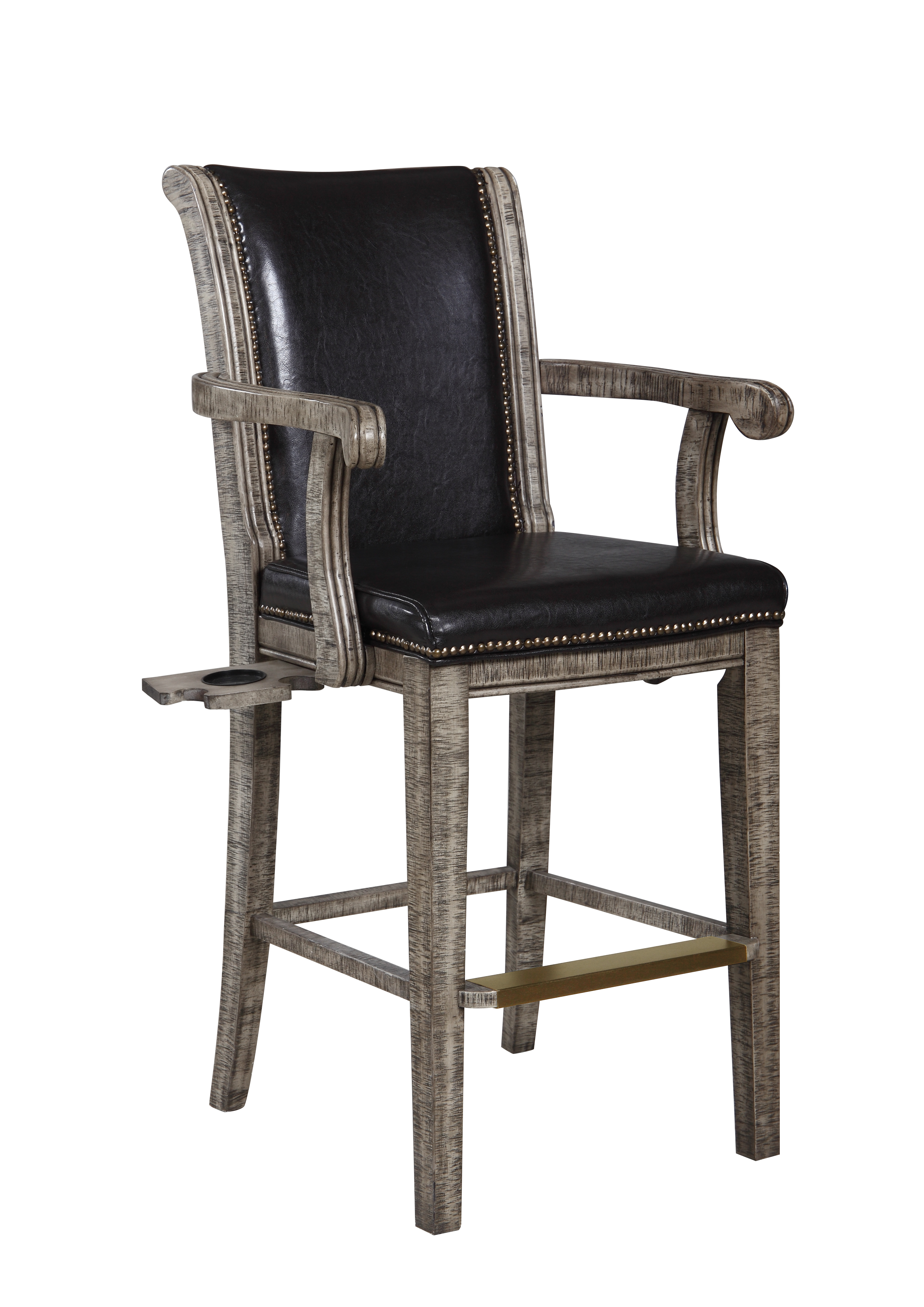 Montecito 29-in High Top Deluxe Spectator Chair - Rustic Gray | BG5023