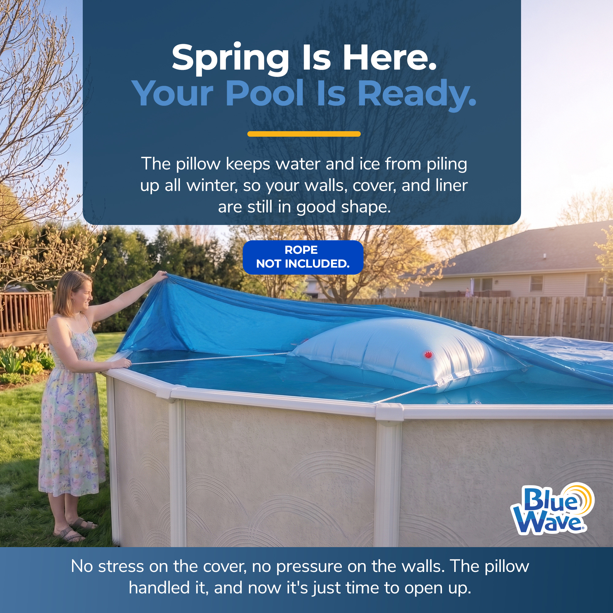 4-ft x 4-ft Air Pillow for Above Ground Pool | NW150 image 7