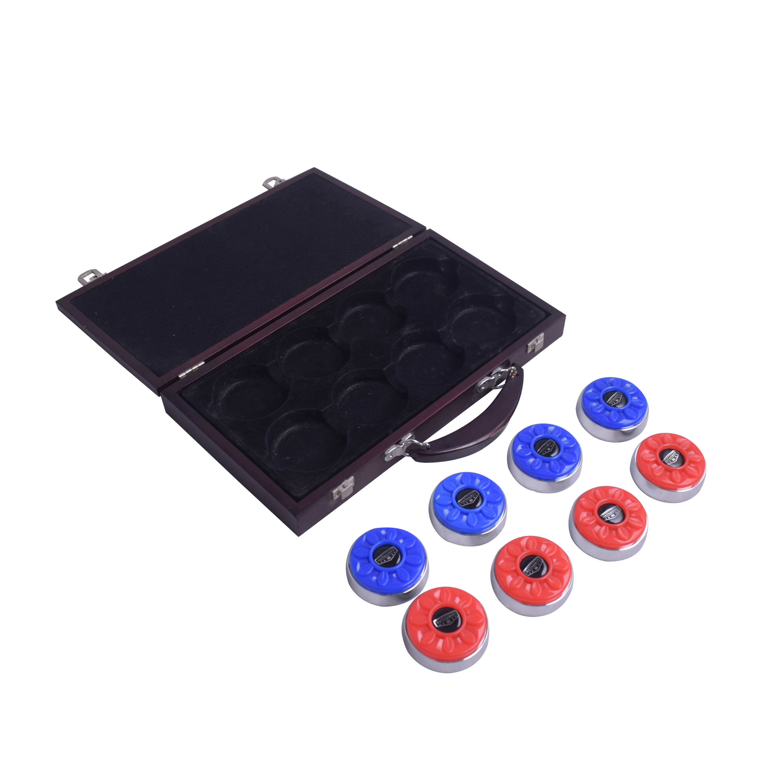 Shuffleboard Pucks with Case - Pro Series - Set of 8 | BG1227 - product image