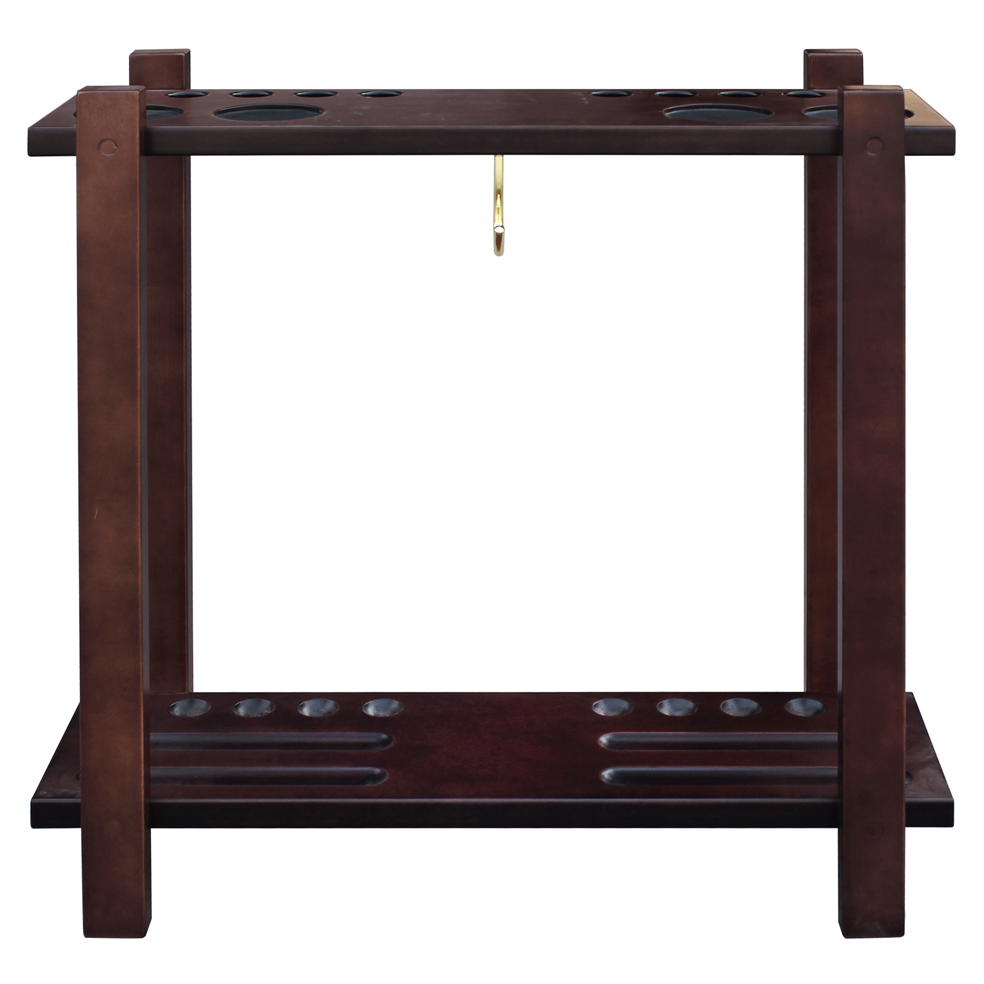 Classic 28-in Floor Billiard Cue Rack - Mahogany Finish | BG2567M - product image
