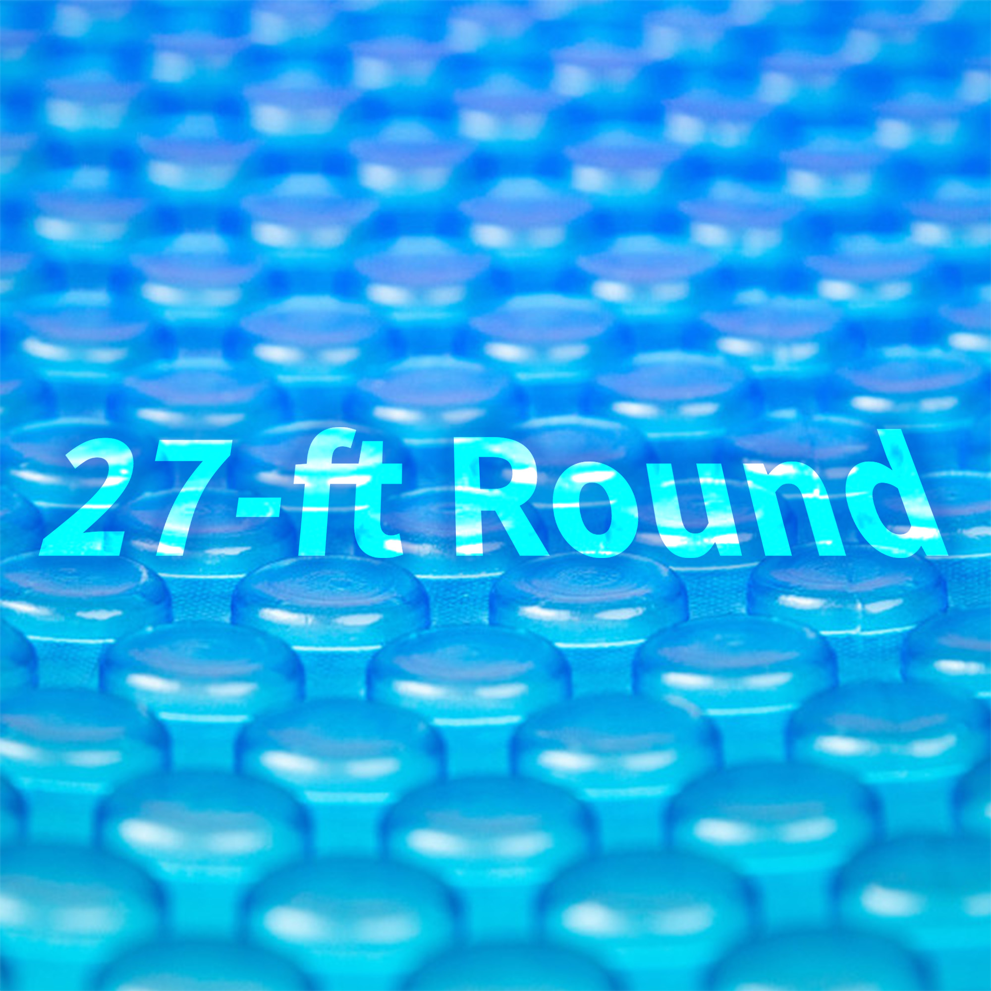 8-mil Solar Blanket for 27-ft Round Above-Ground Pools - Blue | NS124