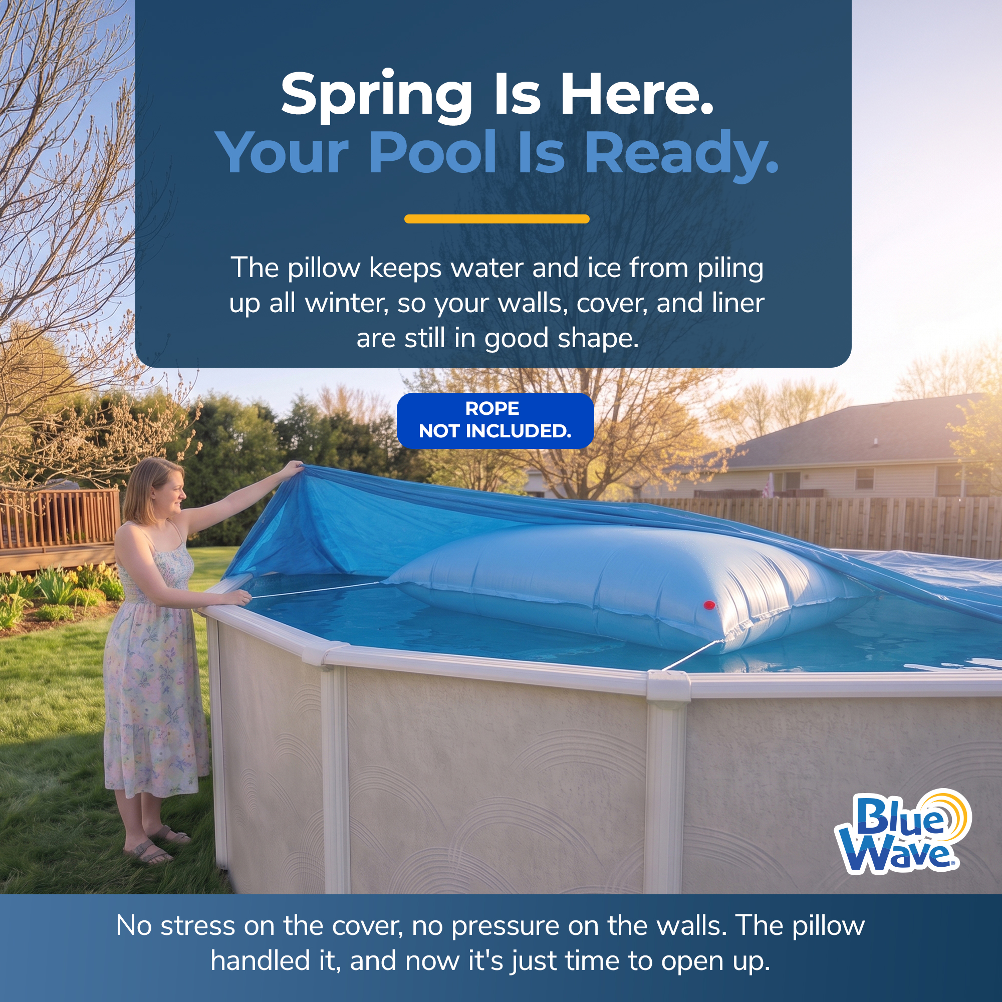 4-ft x 8-ft Air Pillow for Above Ground Pool | NW151 image 7