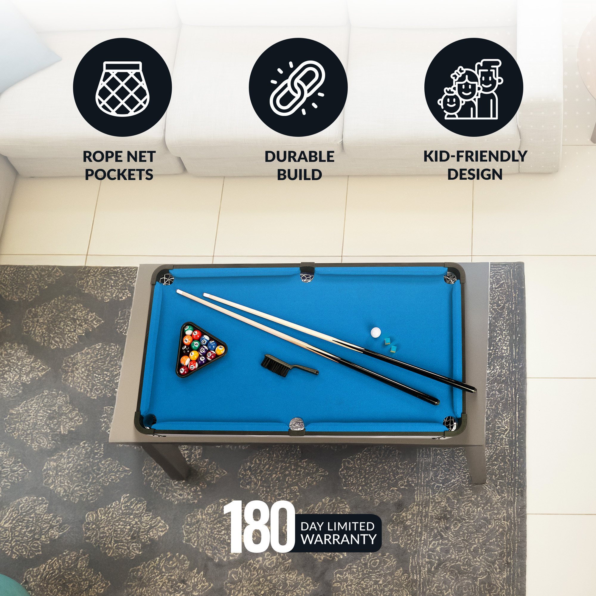 Breakout 40-in Table Top Pool Table | BG5026 image 4