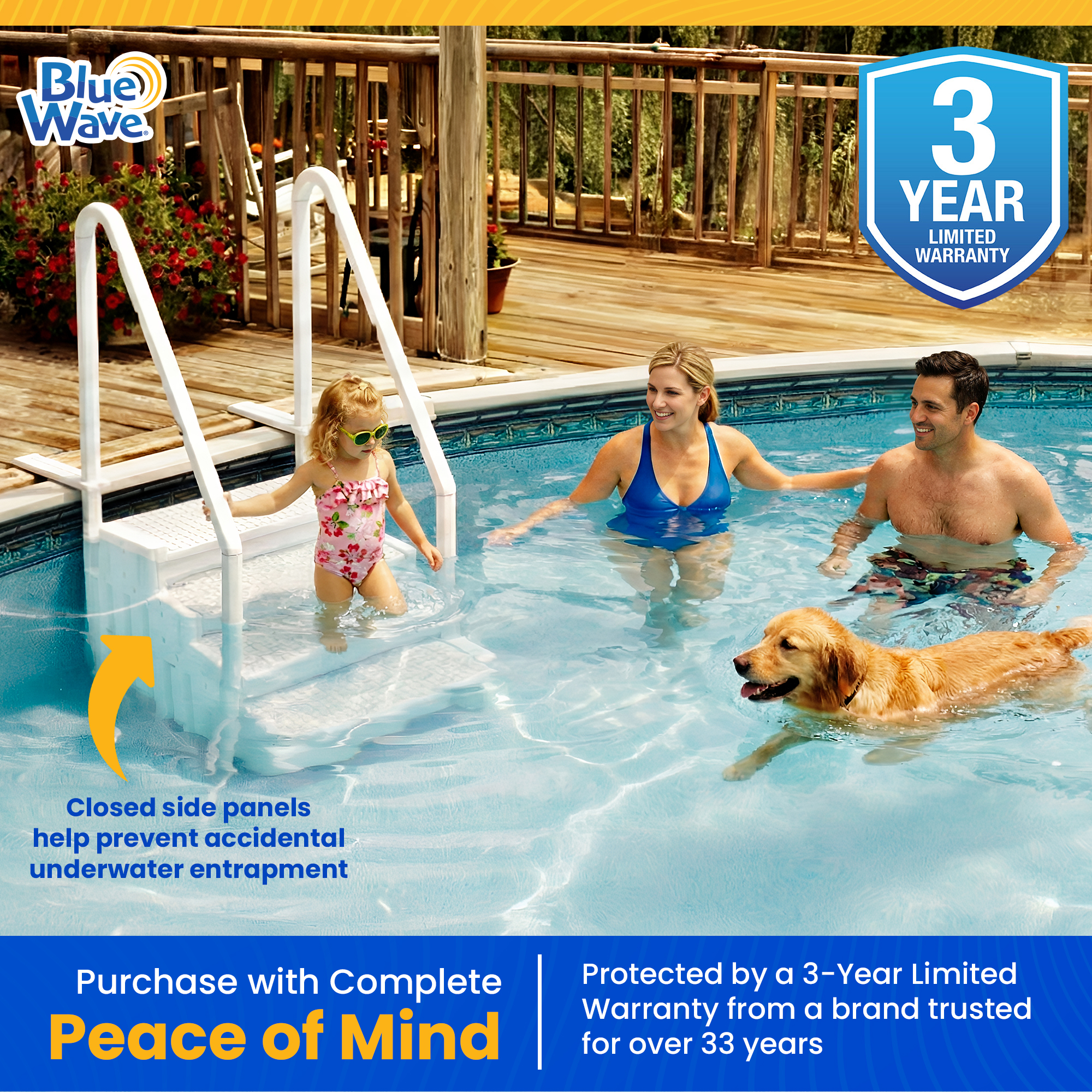 Easy Pool Step for Above Ground Pools | NE113 image 8