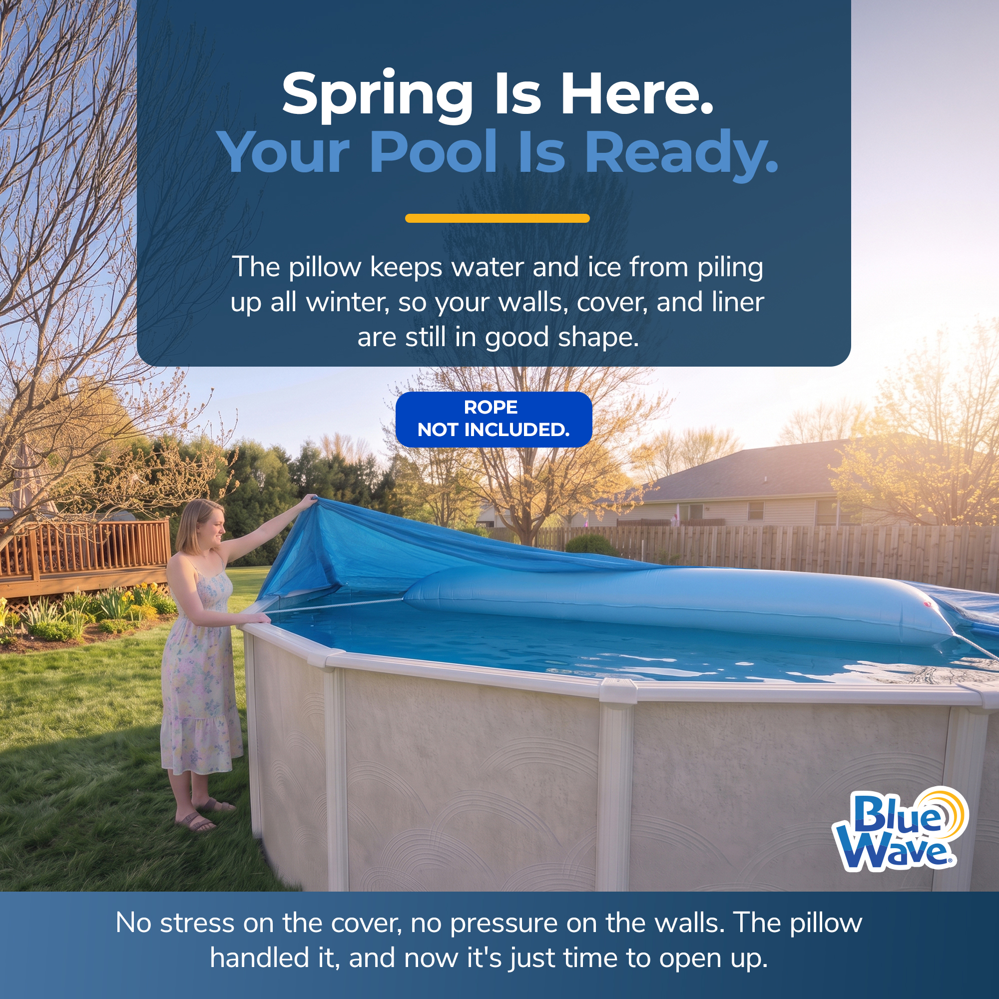 4-ft x 15-ft Air Pillow for Above Ground Pool | NW152 image 7