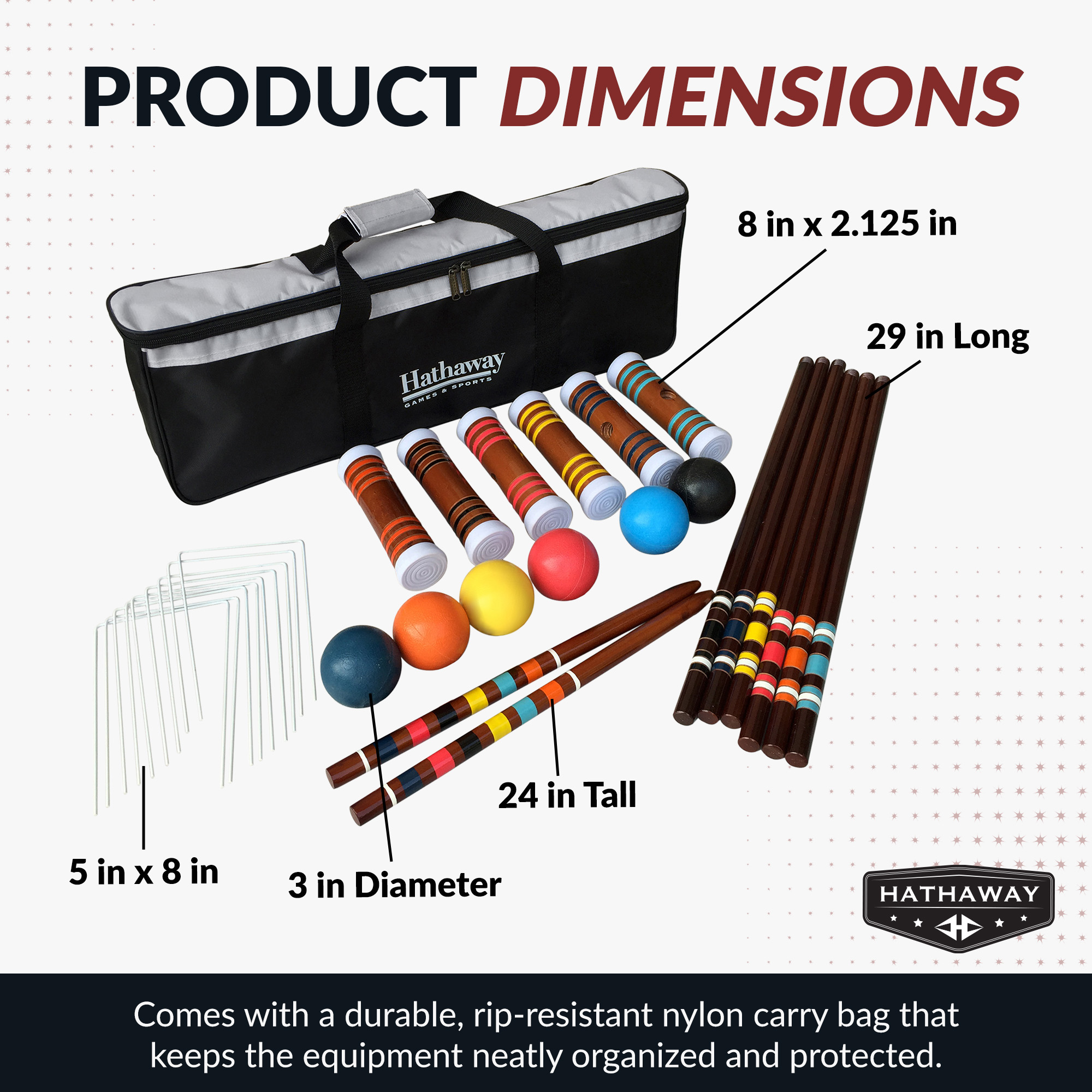 Croquet 6-Player Set | BG3126 image 3