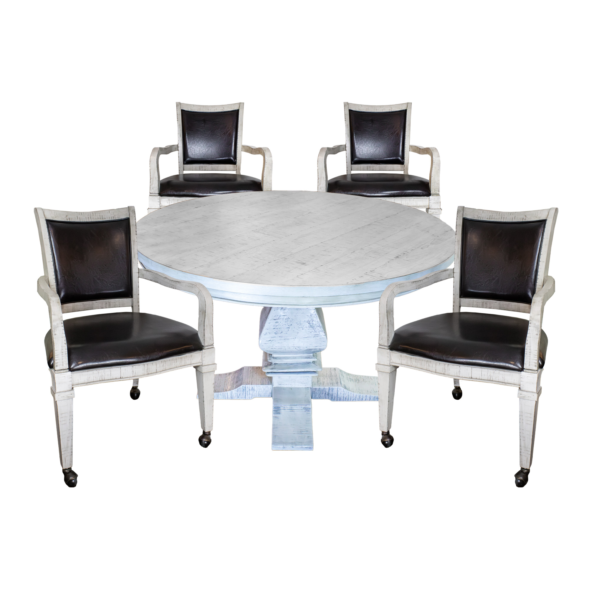 Montecito Dining and Poker Table Set - Driftwood | BG5019 - product image