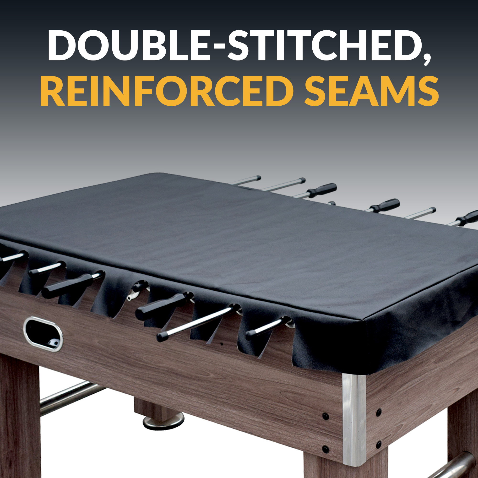 Foosball Table 54-in Foosball Table Cover - Fitted -Black | BG1138F image 5