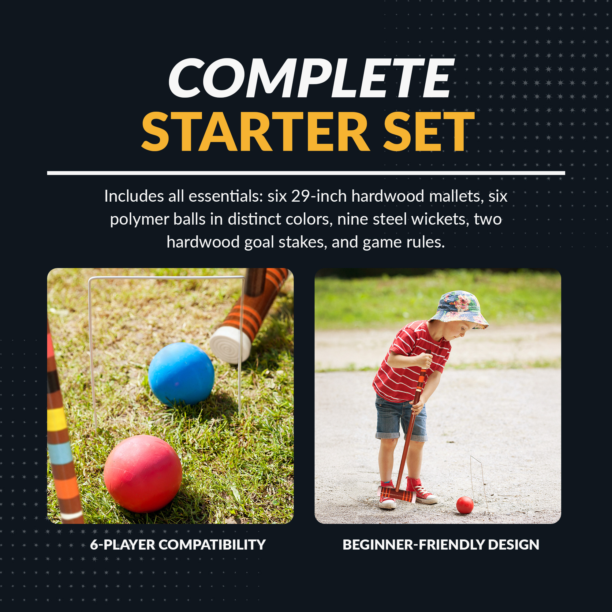 Croquet 6-Player Set | BG3126 image 4