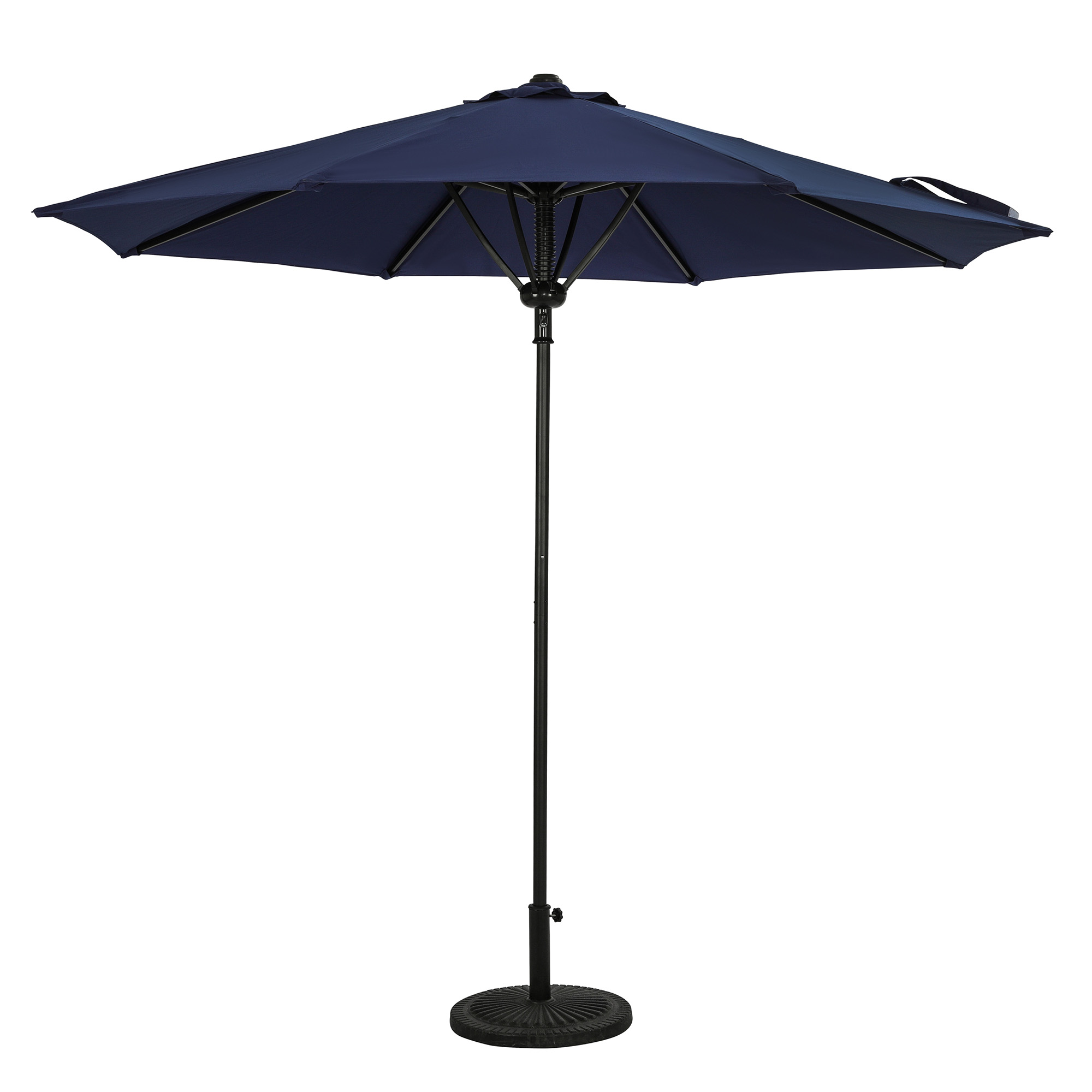 Cabo 9-ft Spring-Up Octagon Market Umbrella - Navy Blue - Breez-Tex Canopy | NU6841 image 2