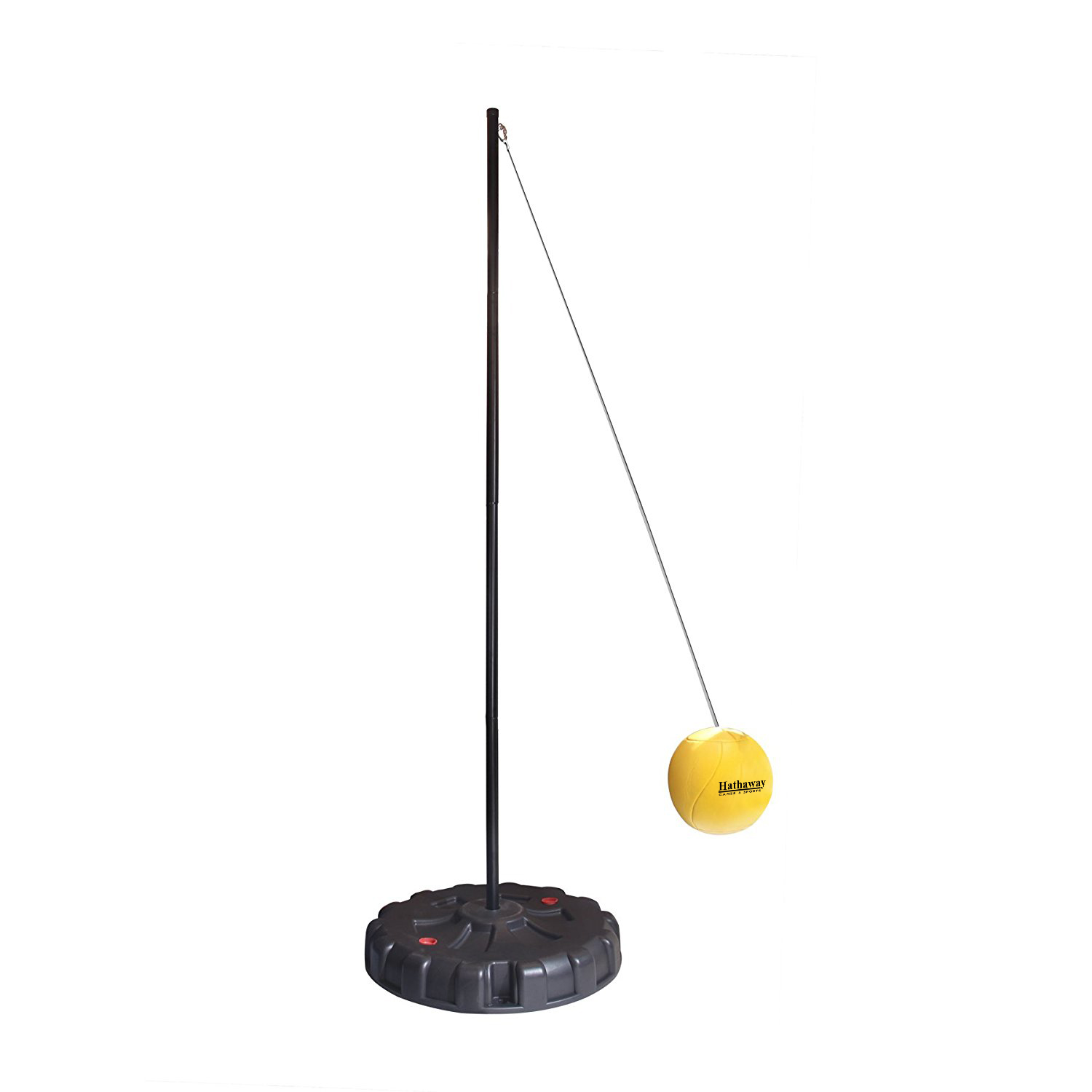 Tetherball Set with Fillable Base – Black/Yellow | BG5034 - product image