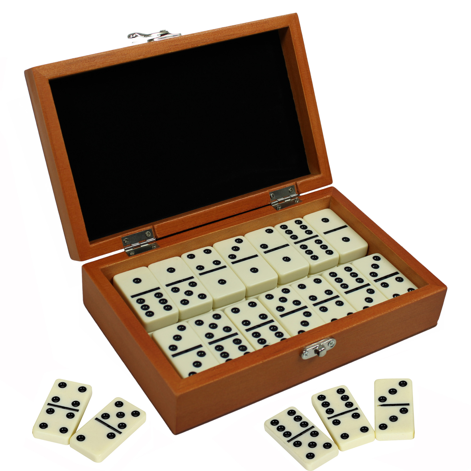 Premium Domino Set w/ Wooden Carry Case | BG2133