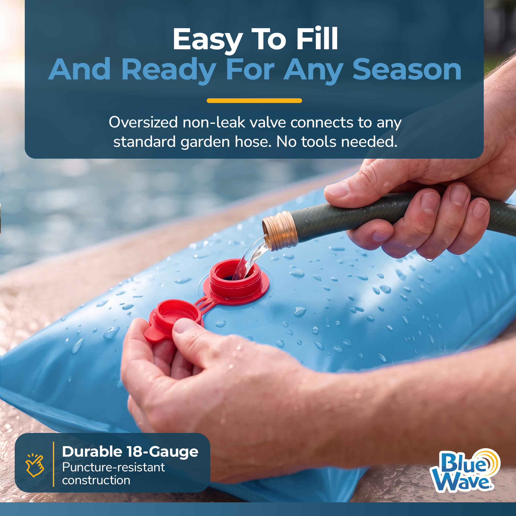 8-ft Single Water Tube for Winter Pool Cover - 5 Pack | NW102 image 6