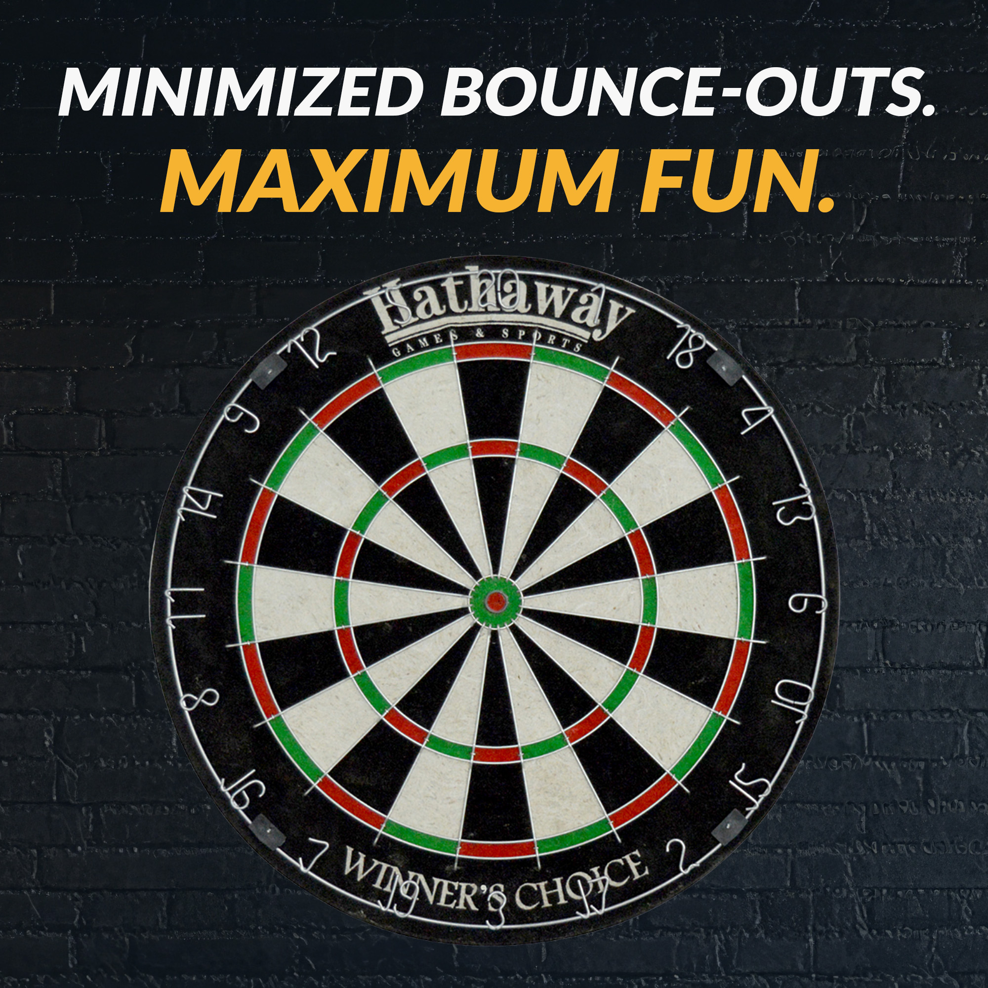 Winner's Choice 18-in Bristle Dartboard | BG1043D image 8
