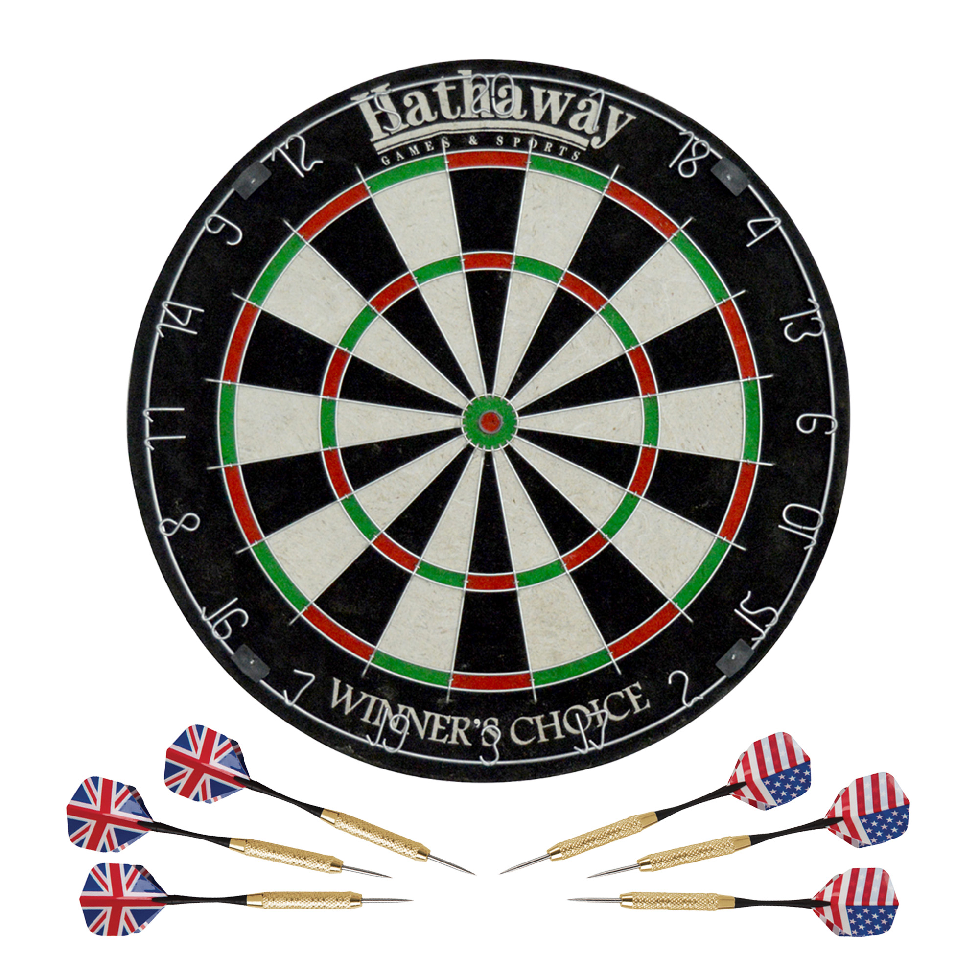 Winner's Choice 18-in Bristle Dartboard | BG1043D image 2