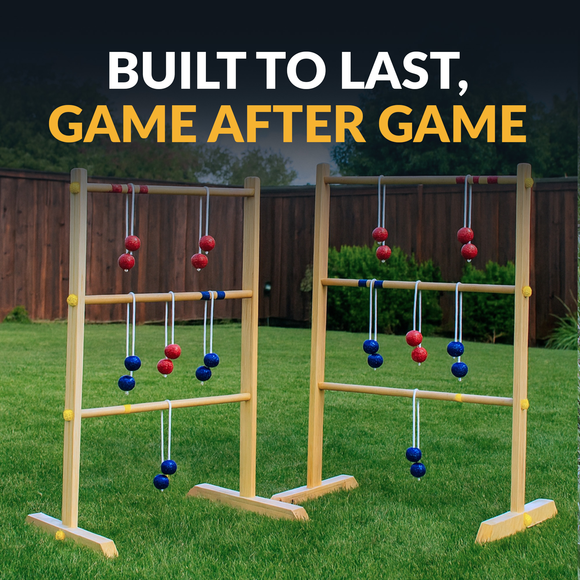 Solid Wood Ladder Toss Game Set | BG3145 image 4