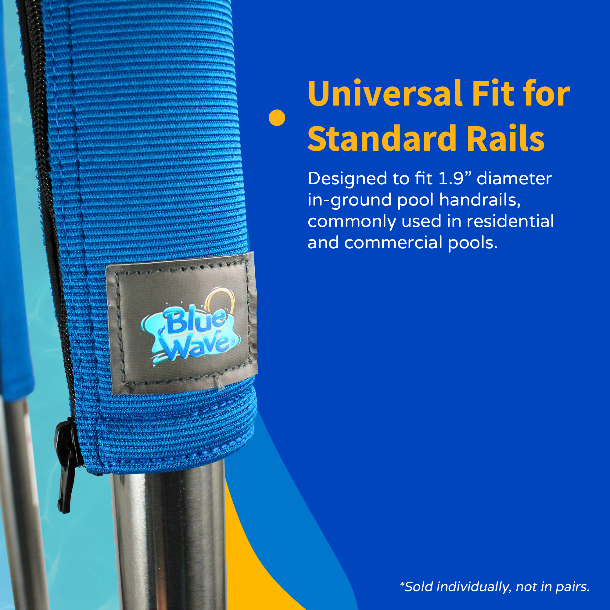 Blue Wave Rail Guard for Pool Handrails, 4-ft Blue (1 per pack) | NE1251 image 6