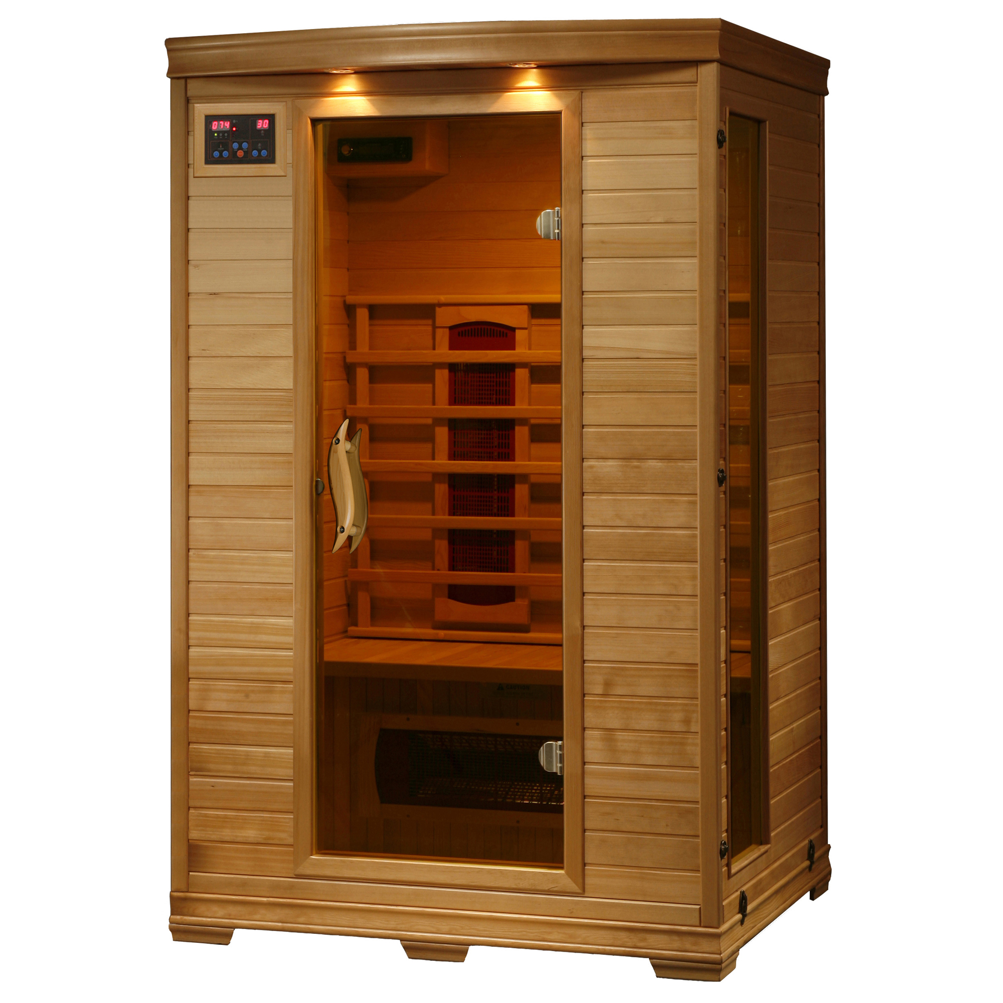 Coronado 2-Person Hemlock Infrared Sauna with 5 Ceramic Heaters | SA2406 - product image