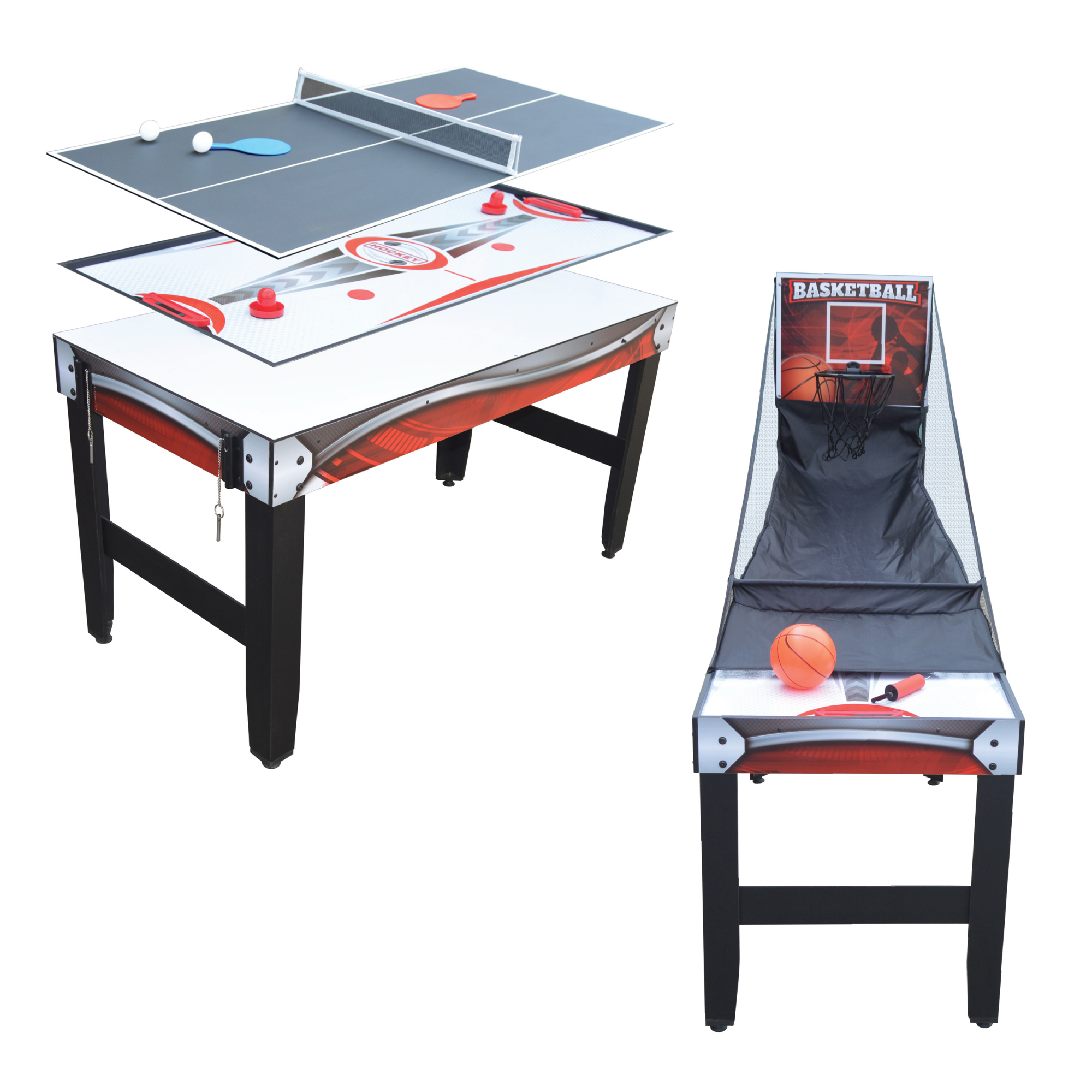 Scout 54-in Air Hockey 4-in-1 Multi-Game Table | BG5027 image 3