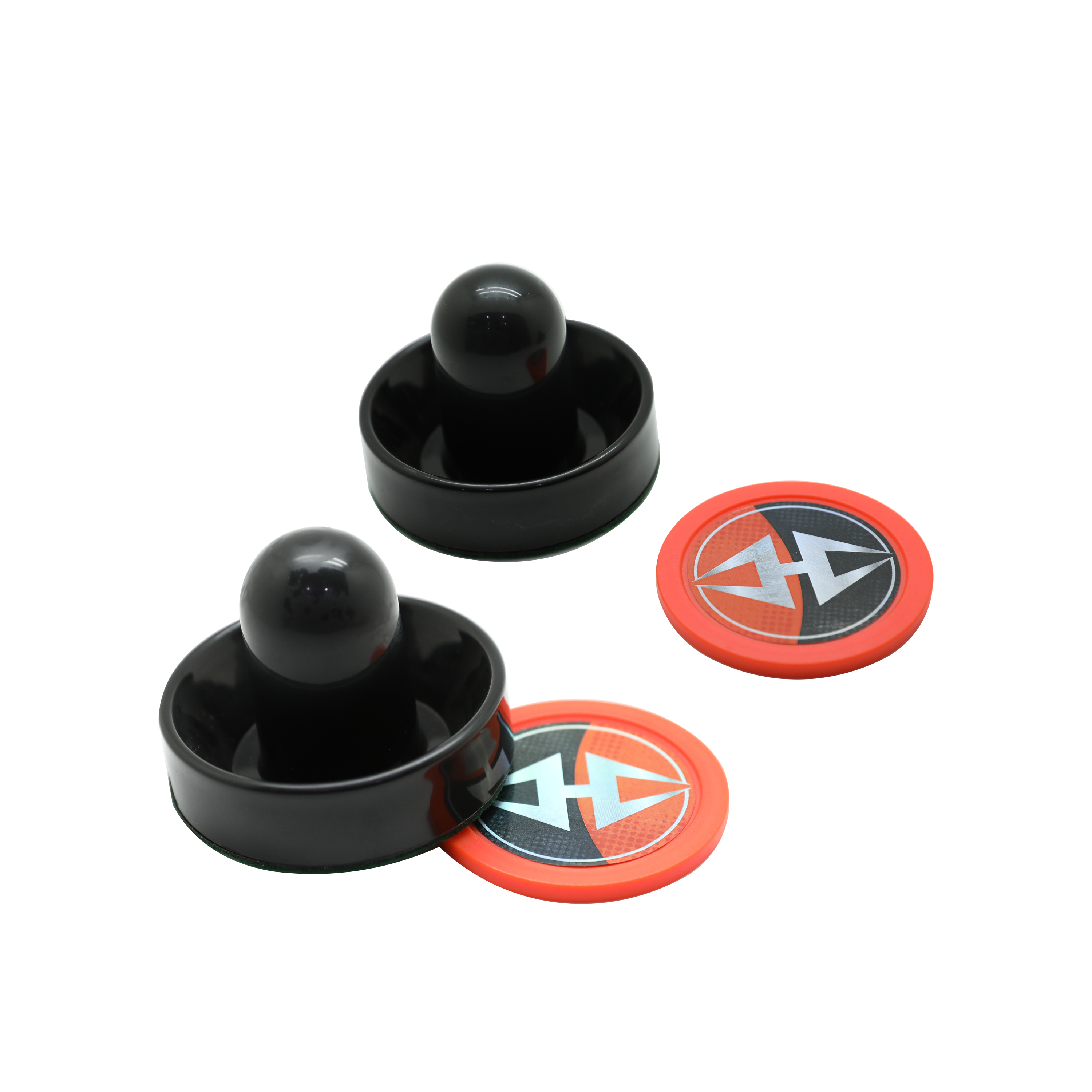 Air Hockey 3-in Strikers and 2.5-in Pucks - Black and Orange | BG50383 - product image