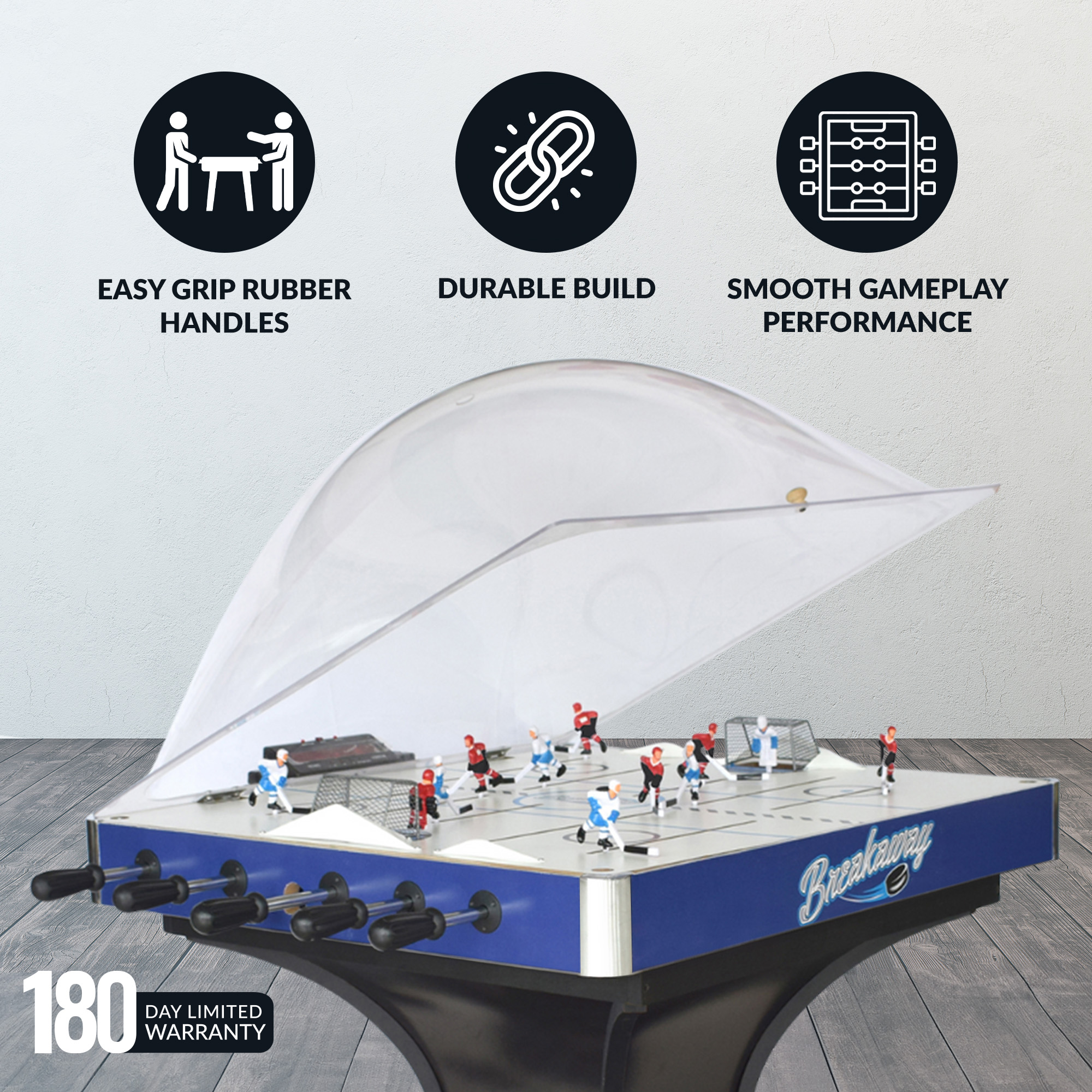 Breakaway 41-in Dome Hockey Table with LED Scoring | BG5003 image 5