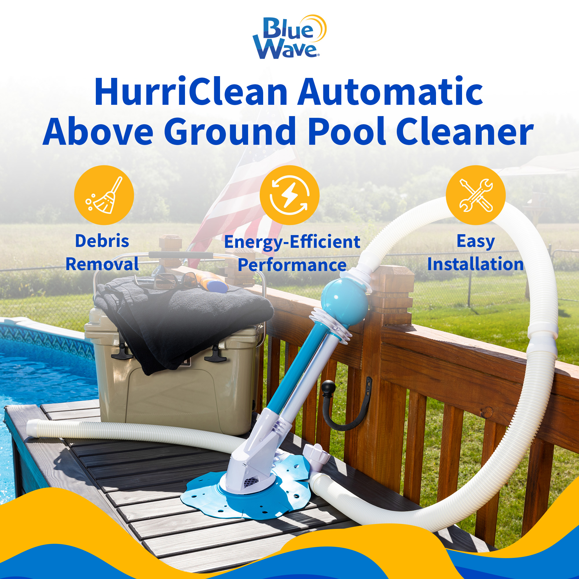 HurriClean Automatic Above Ground Pool Cleaner | NE4375 image 3