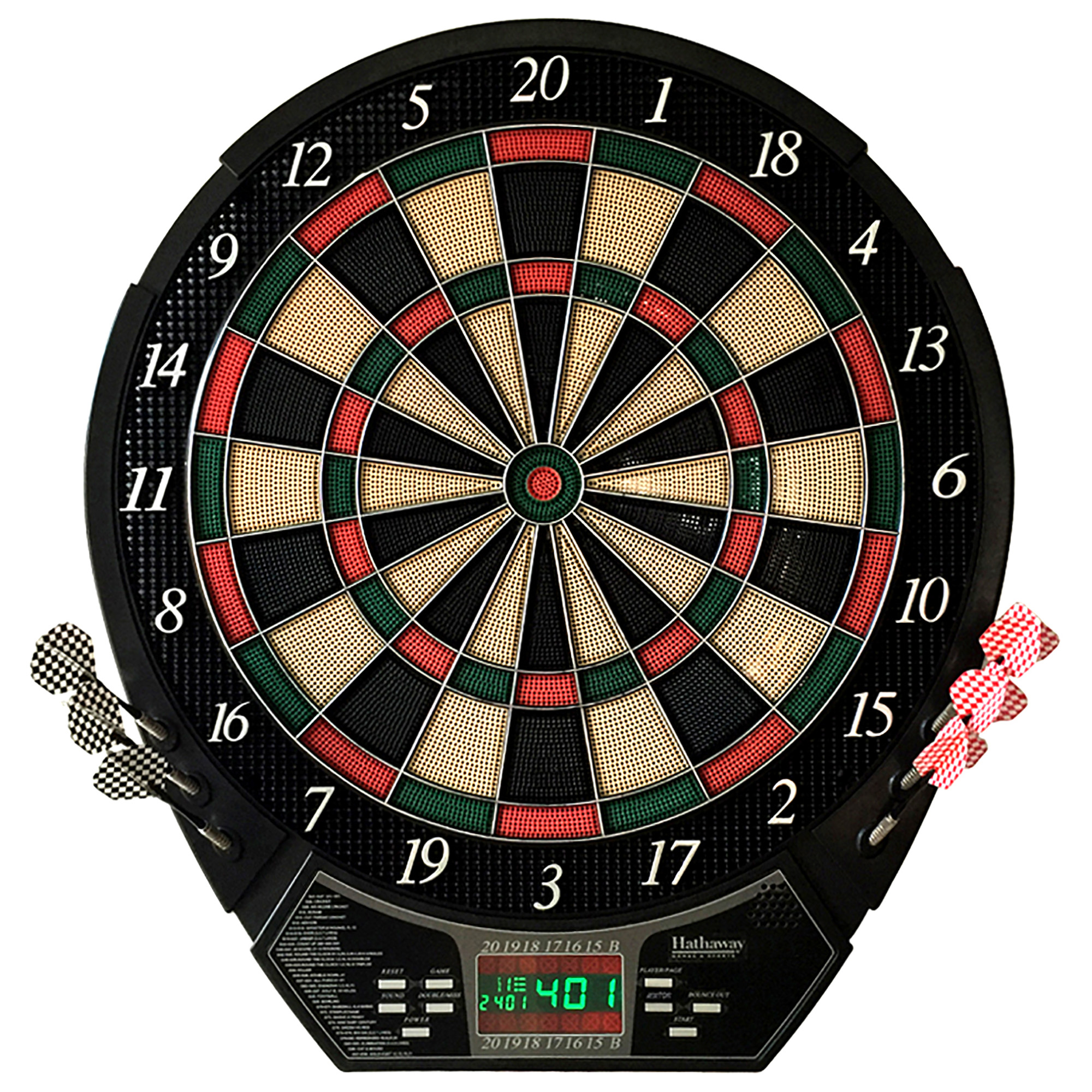 Magnum 15.5-in Electronic Dartboard - 20 Games - Soft Tip | BG1042D image 2