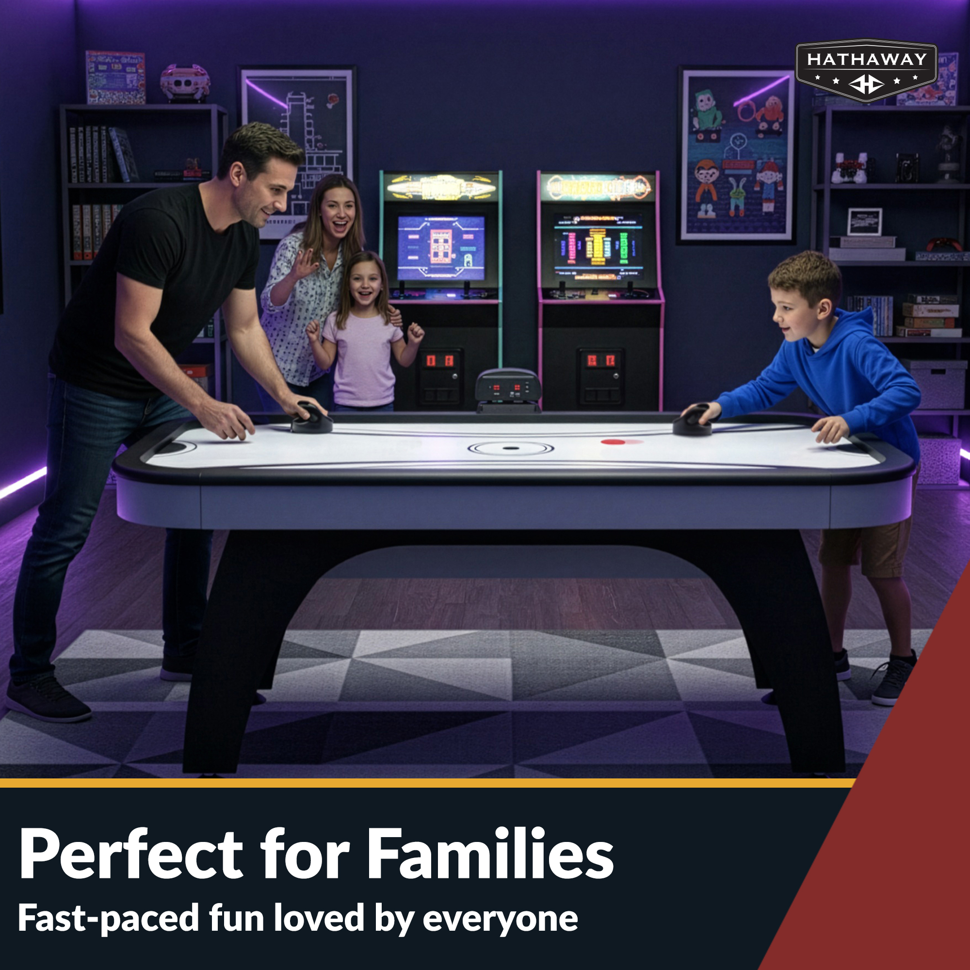 Silverstreak 72-in Air Hockey Table with LED Scoring | BG1029H image 8