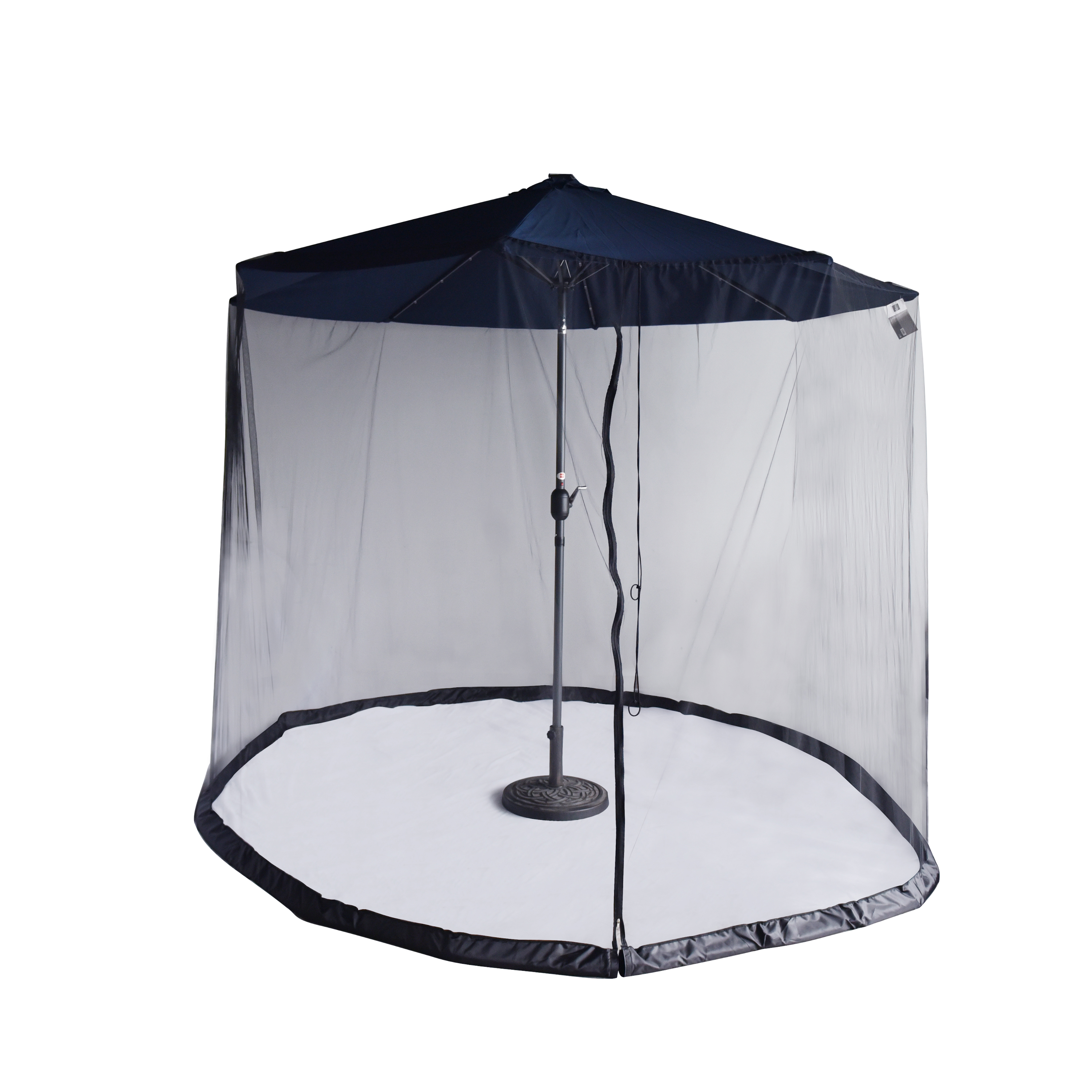 Insect Repellant All-Weather Outdoor Umbrella Bug Screen - Black | NU6893 image 4