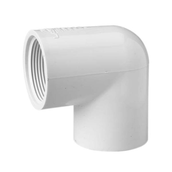 Elbow, 2" Slip x FPT White PVC Schedule 40 90 Degree | 407-020 image 2