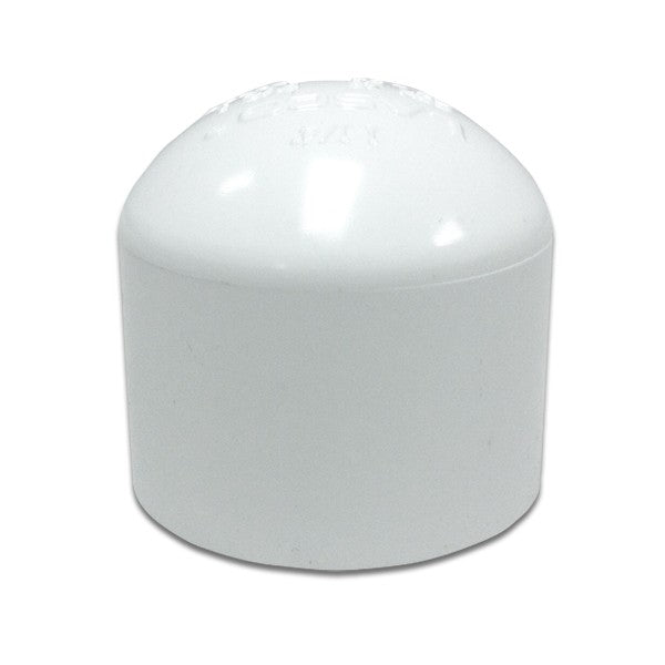 Cap, 1-1/4" Slip White PVC Schedule 40 | 447-012BC image 2