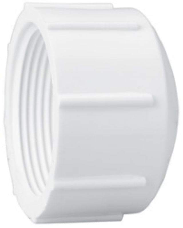 Cap, 2" FPT White PVC Schedule 40 | 448-020 image 2