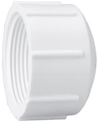 Cap, 3" FPT White PVC Schedule 40 | 448-030 image 2