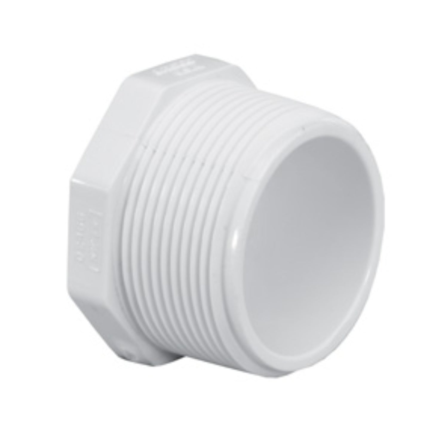 Plug, 3/4" MPT White PVC Schedule 40 | 450-007 image 2