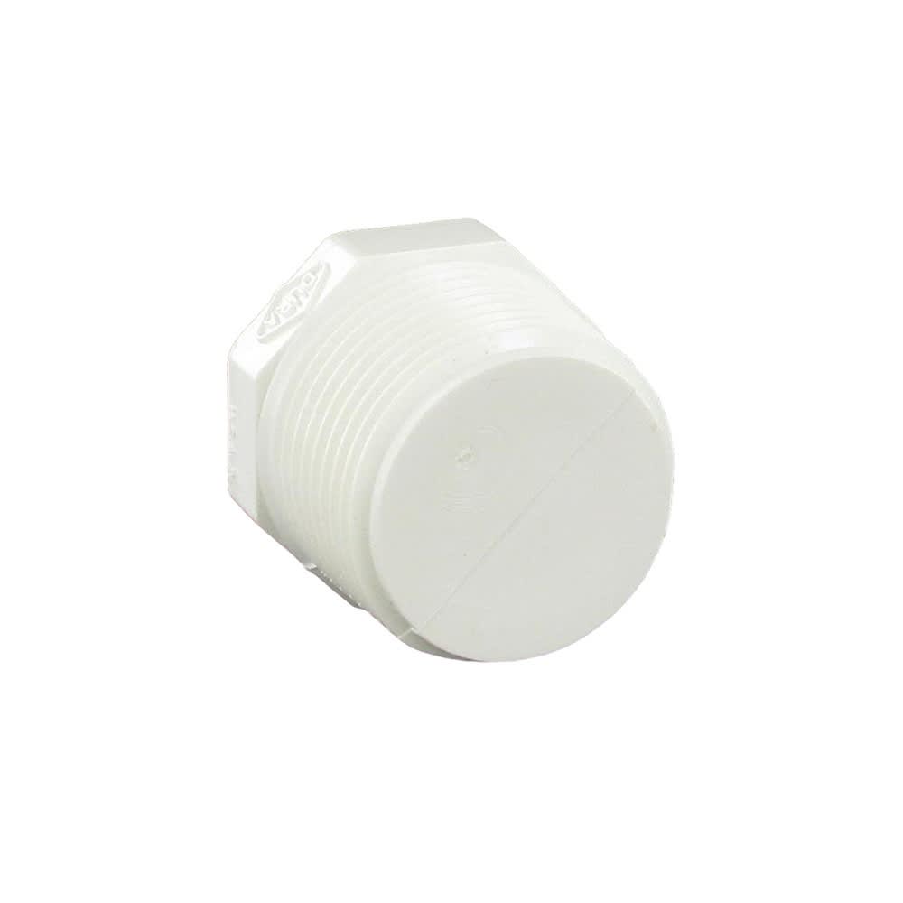 Plug, 1" MPT White PVC Schedule 40 | 450-010 image 2