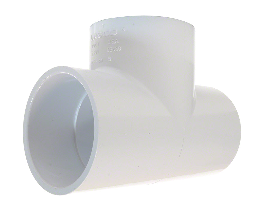 Tee, 3" Slip White PVC Schedule 40 | 401-030 image 2