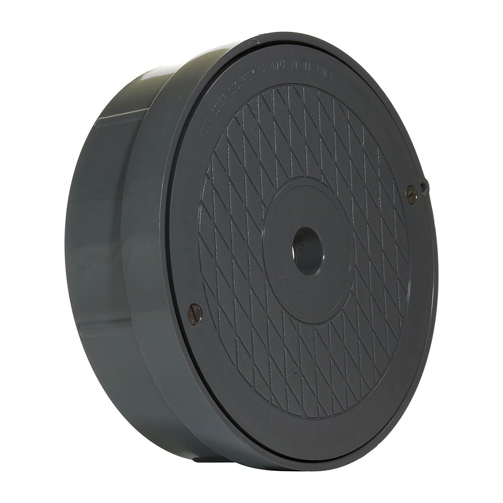Hayward Round Skimmer Collar & Cover Assembly, Dark Gray | SPX1084RADGR - product image